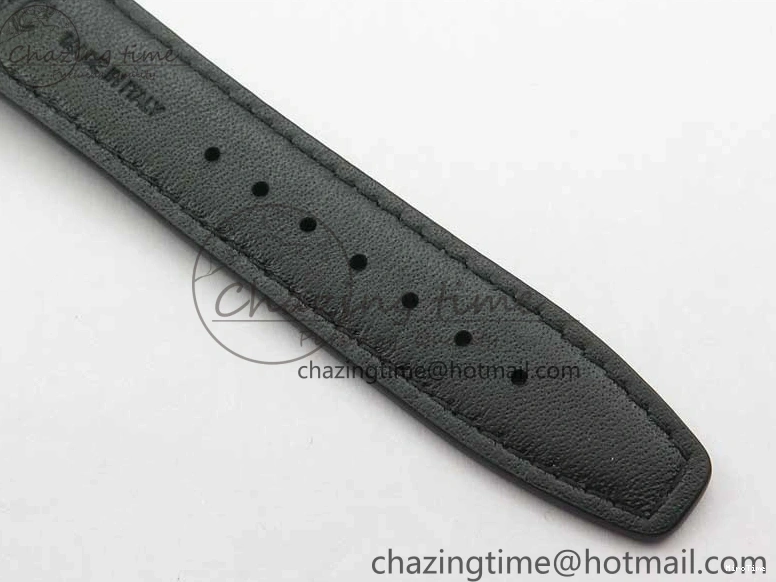 MIROTIME 0421 Elegant Portuguese IW371615 ZF 1:1 Best Edition SS Green Dial on Black Leather Strap A96355 V 7081